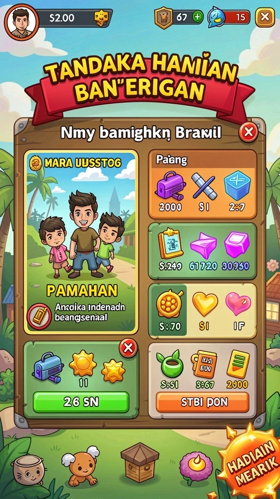 Beragam tema permainan yang menyenangkan untuk dijelajahi.