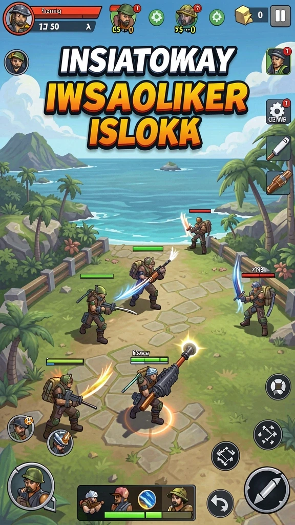 Screenshot menampilkan karakter dengan kemampuan khusus yang unik.