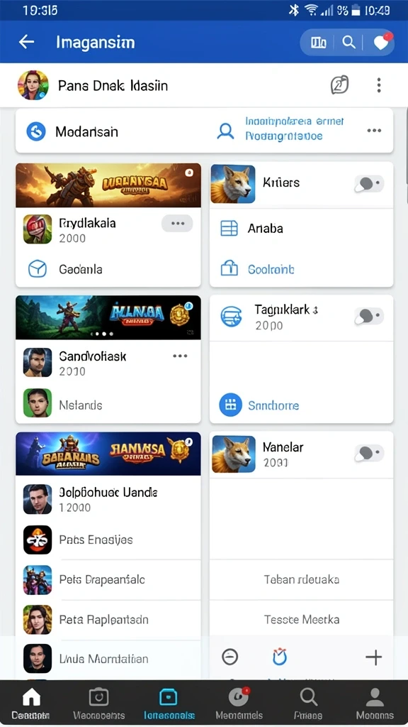 Fitur multiplayer yang memungkinkan interaksi dengan pemain lain.