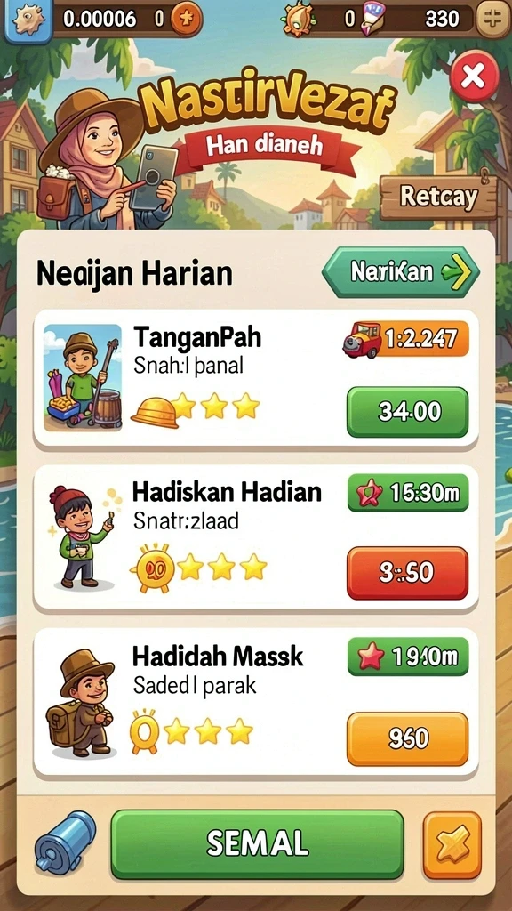 Tampilan antarmuka yang intuitif dan menarik.