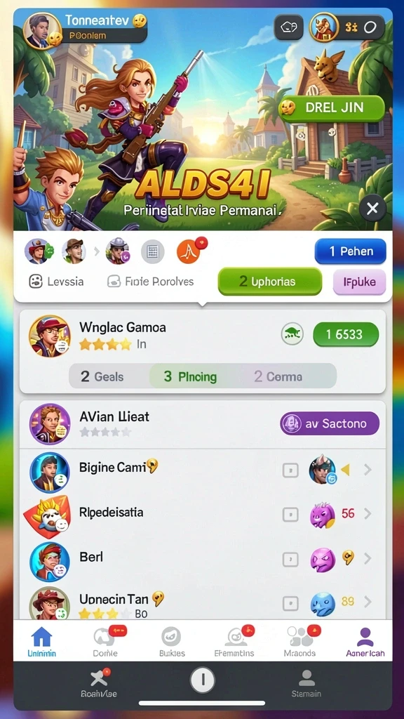 Screenshot fitur interaksi sosial 68IDN.