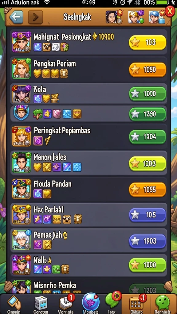 Fitur bonus yang membuat permainan semakin seru.