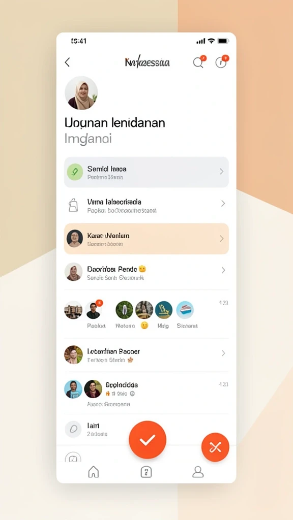Tampilan antarmuka yang user-friendly.