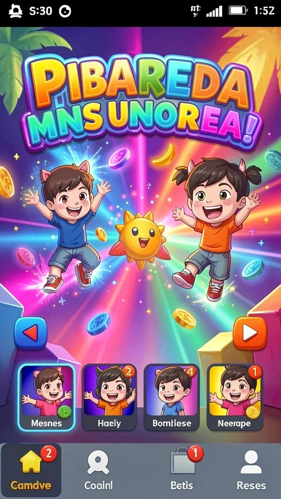 Gambar menampilkan karakter utama saat beraksi.