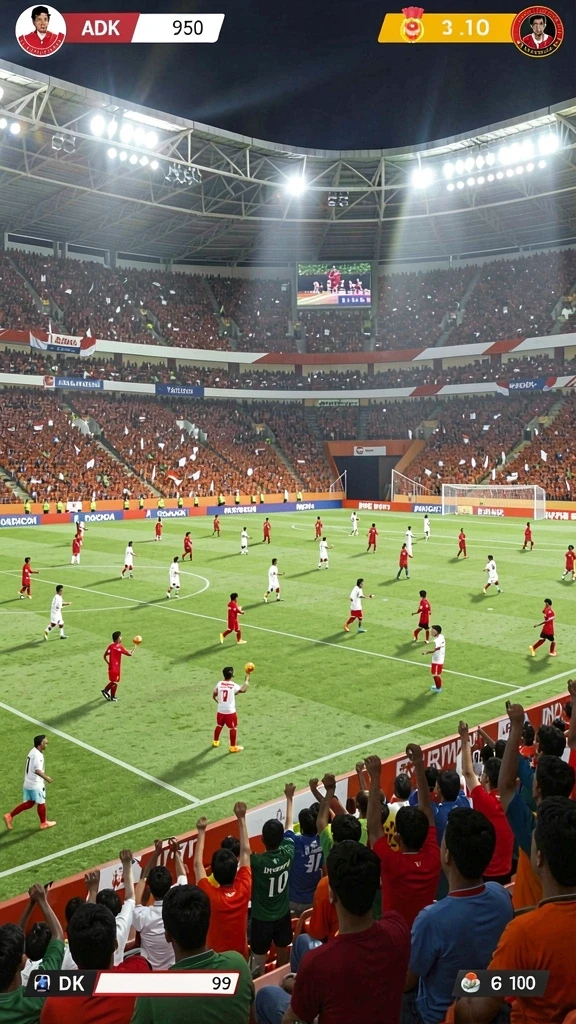 Tampilan awal yang menarik dengan karakter utama.