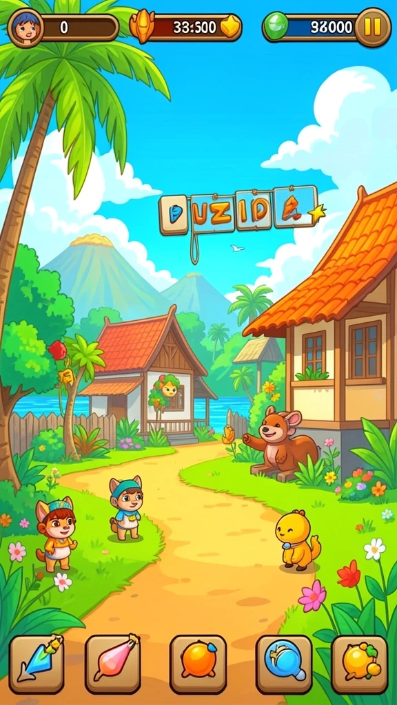 Screenshot memperlihatkan aksi seru dalam game.