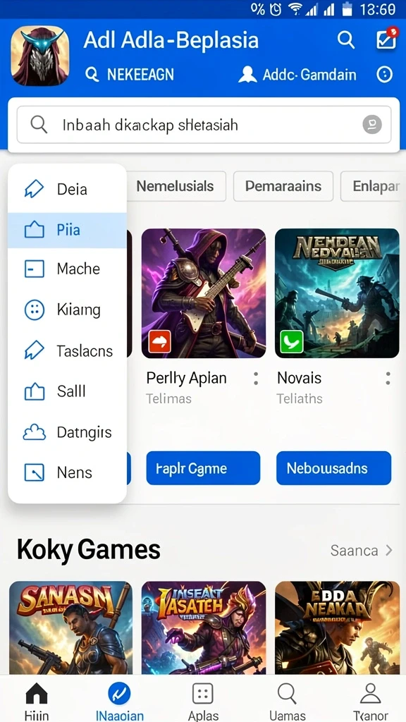 Tampilan antarmuka yang menarik dan mudah digunakan.