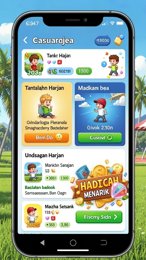 Tampilan antarmuka yang intuitif dan menarik.
