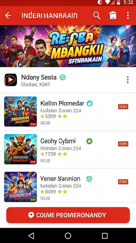 Tampilan antarmuka yang menarik dan mudah digunakan.