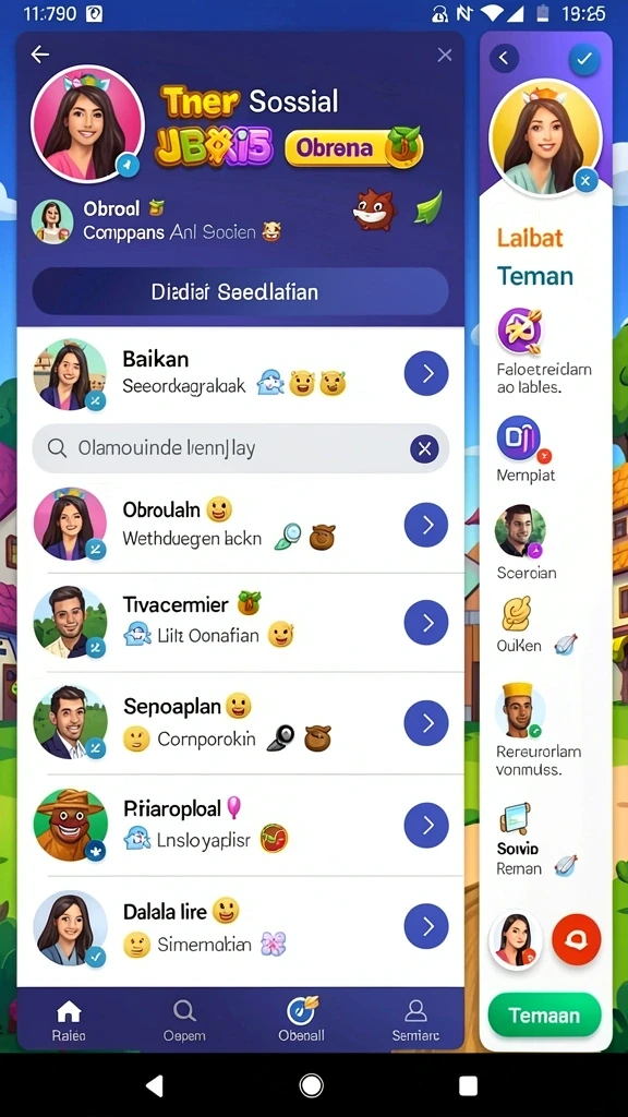 Tampilan antarmuka yang ramah pengguna.