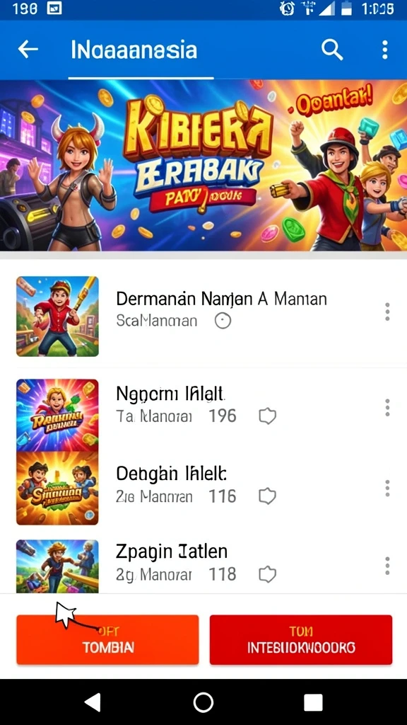 Mode permainan seru yang bisa dipilih sesuai keinginan.