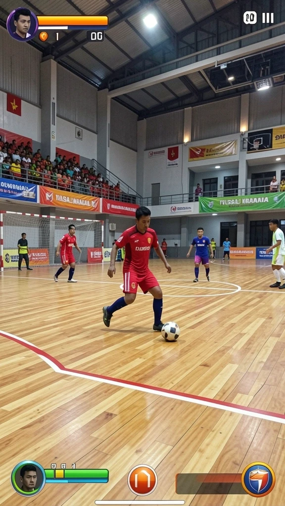 Pemandangan arena yang menakjubkan.