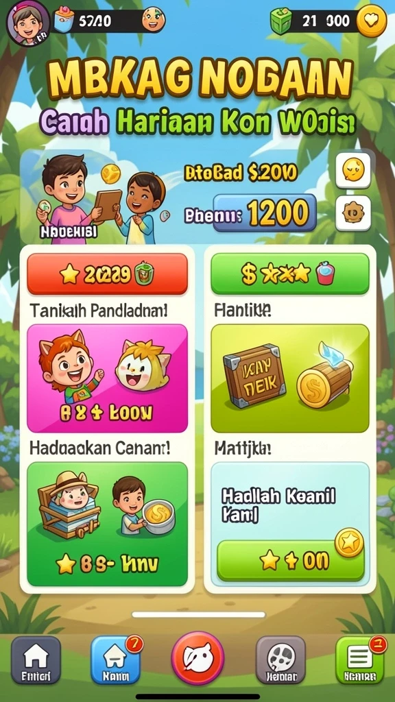 Tampilan menu awal IDRRP yang menarik.