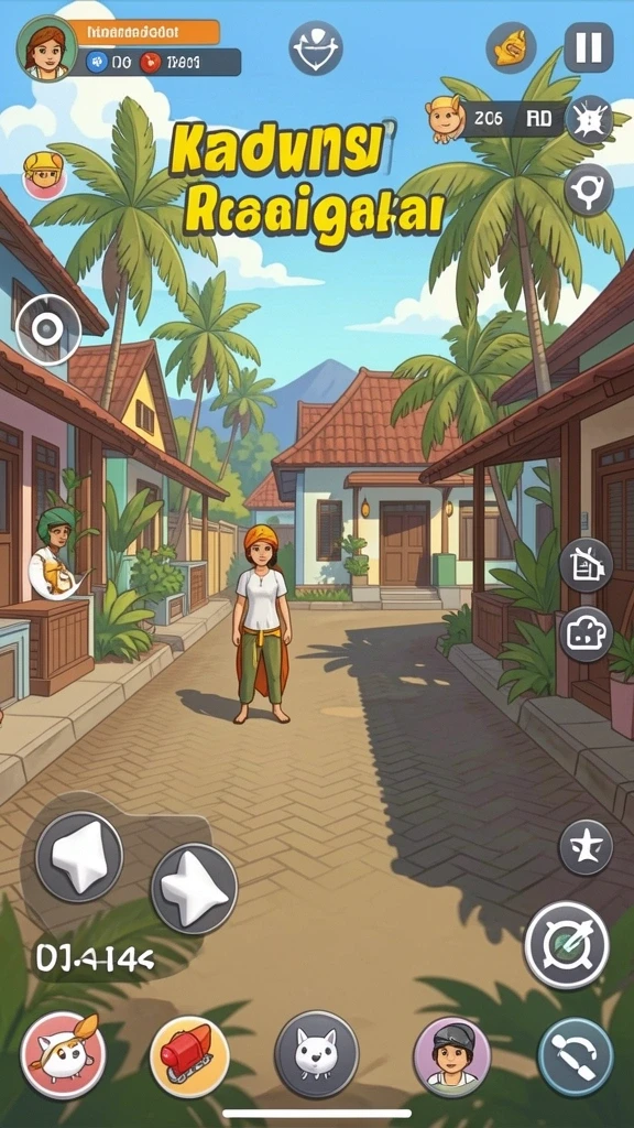 Screenshot menampilkan antarmuka utama game JOKO4D.