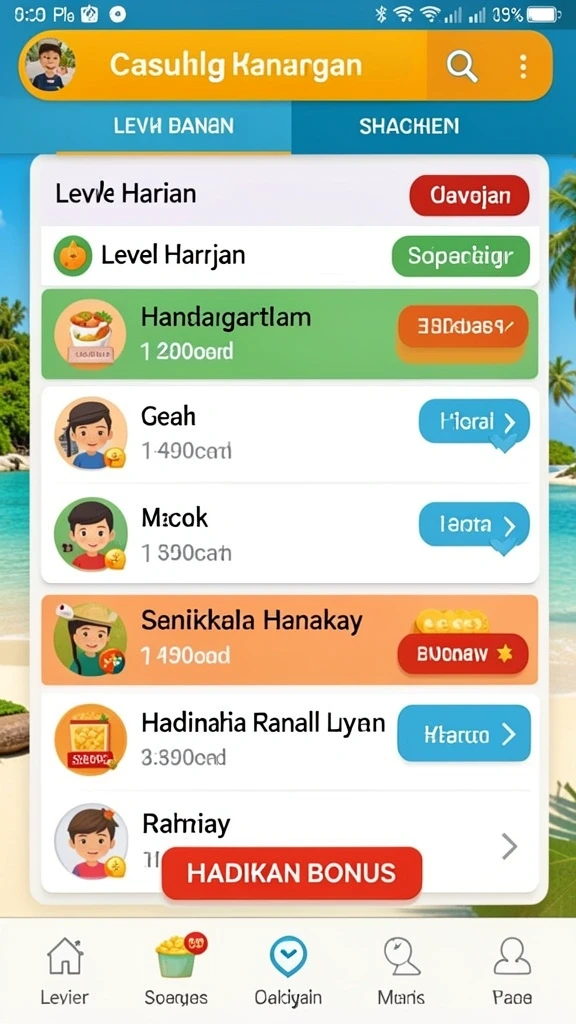 Beragam permainan judi dengan grafis menawan.