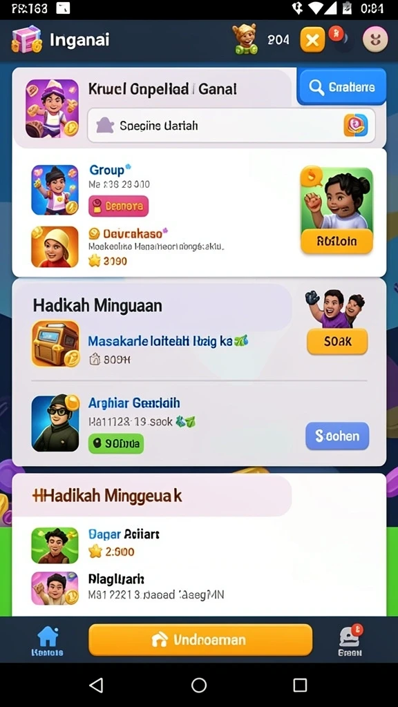 Antarmuka pengguna yang intuitif dan mudah dipahami.