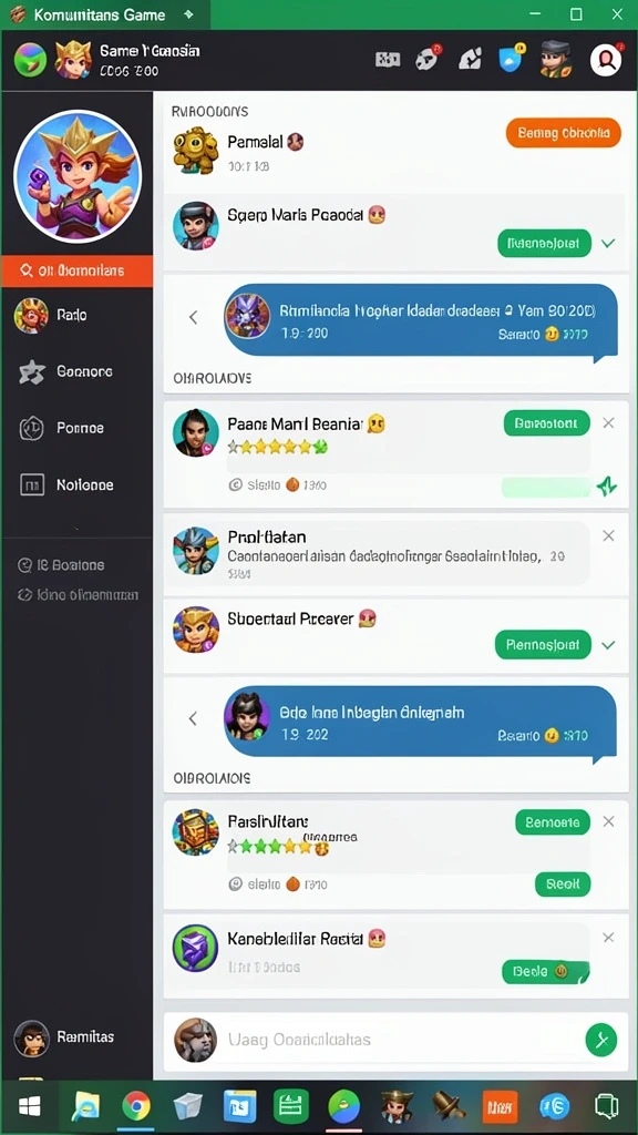 Karakter yang beragam dan unik untuk dipilih.