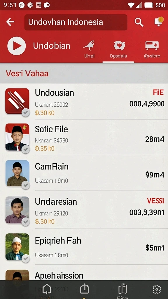 Tampilan antarmuka utama yang menarik dan user-friendly.