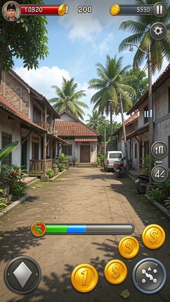 Karakter unik yang bisa dipilih sesuai selera.