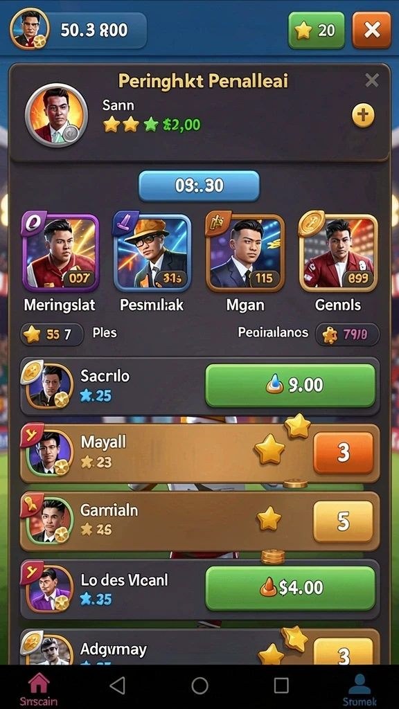 Tampilan antarmuka yang menarik dan user-friendly.