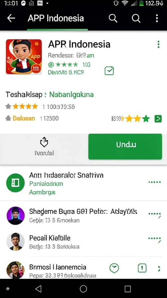Tampilan utama yang jelas dan informatif.