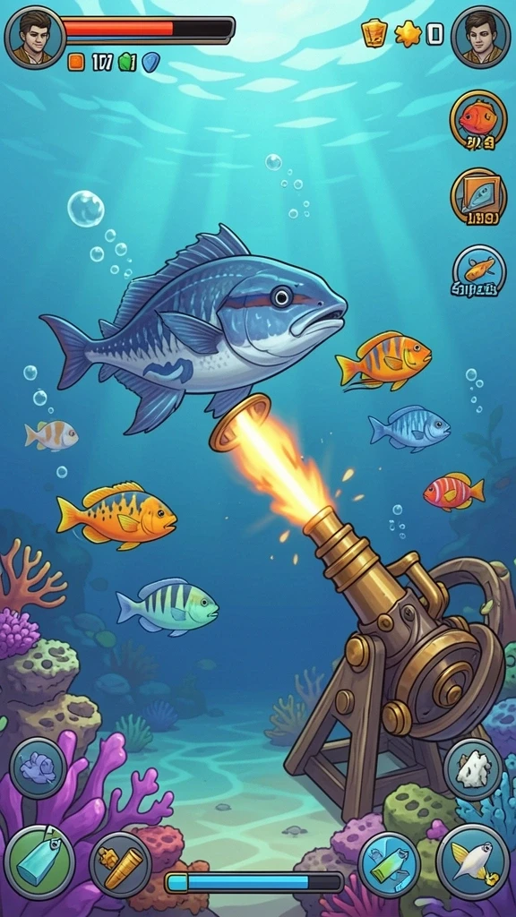 Tangkapan layar fitur multiplayer dengan pemain lain.