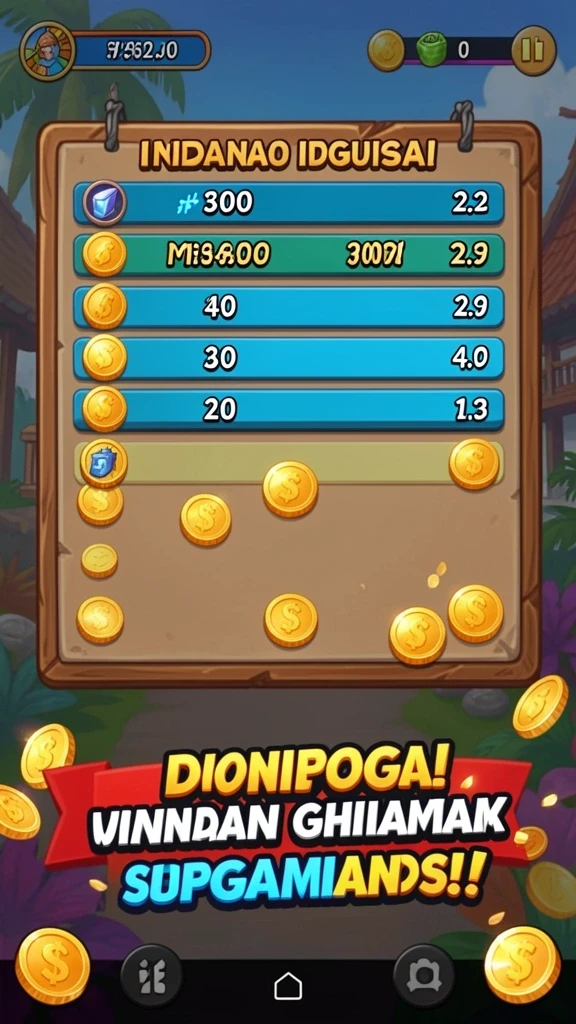 Menampilkan lingkungan permainan yang penuh warna dan detail.