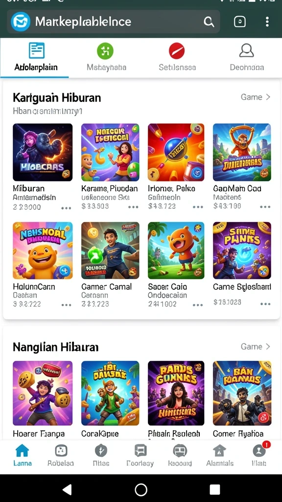 Tampilan grafis yang memukau dalam petualangan.