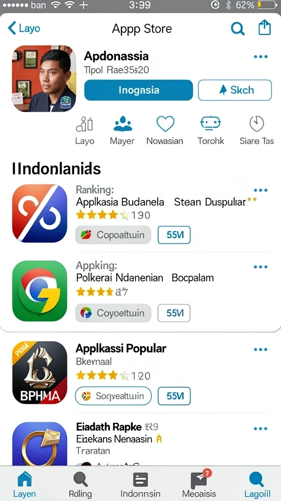 Bonus harian yang menguntungkan bagi pengguna.