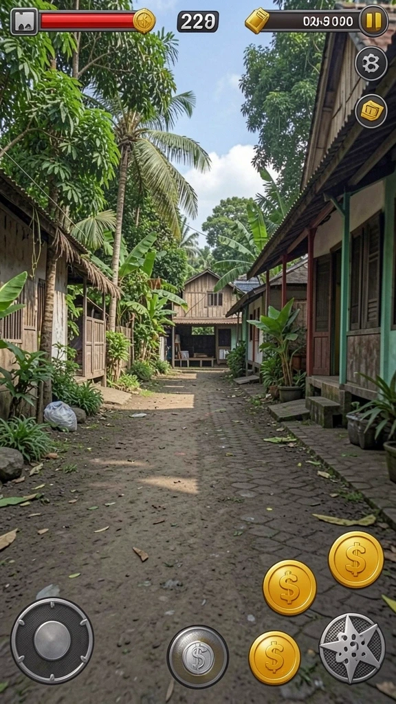 Tangkapan layar dari mode multi-pemain yang seru.