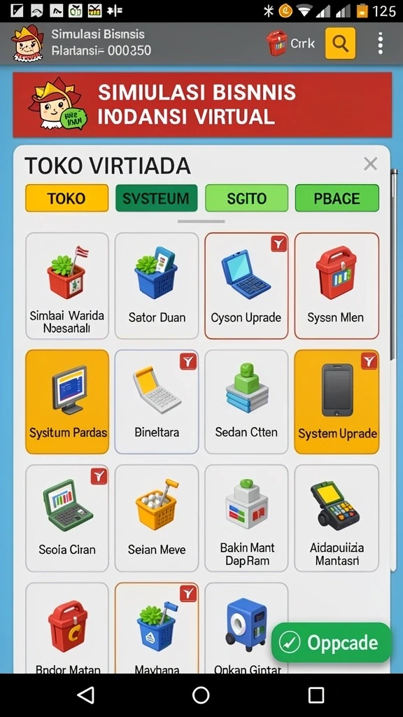 Tangkapan layar memperlihatkan antarmuka pengguna yang intuitif.