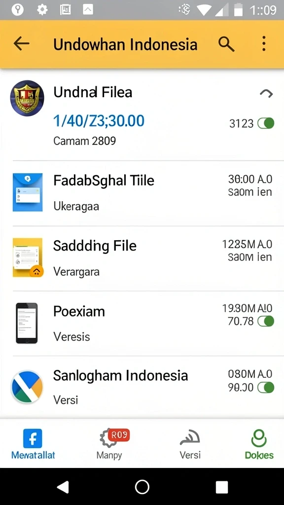 Contoh fitur interaktif yang memikat.