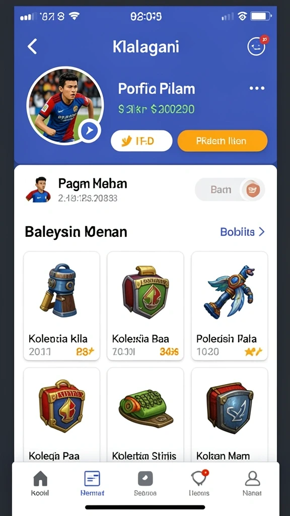 Tampilan awal permainan yang menarik dan intuitif.