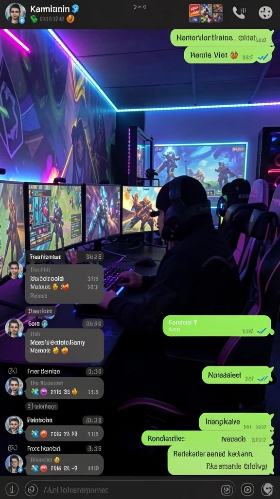 Grafis yang memukau saat pertandingan berlangsung.