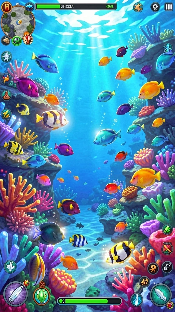 Screenshot saat karakter dalam permainan beraksi dengan efek visual yang menarik.