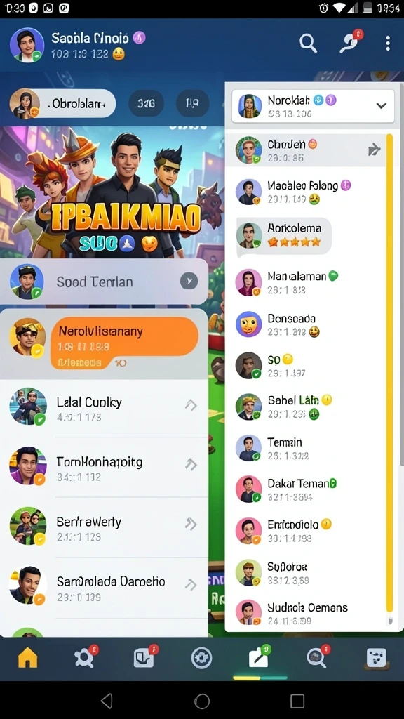 Tampilan antarmuka yang intuitif dan menarik.